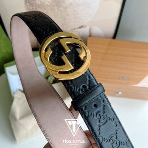 Thắt lưng nam Gucci họa tiết phối màu vip 2022 - Ảnh 3