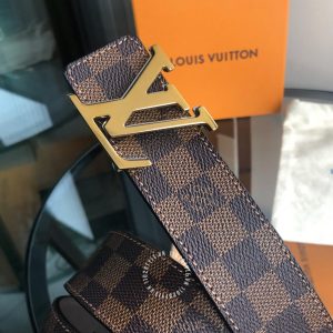Thắt lưng LV nam mặt vàng hàng hiệu cao cấp 1102 STYLE Luxury - Ảnh 3