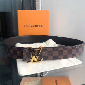 Thắt lưng LV nam mặt vàng hàng hiệu cao cấp 1102 STYLE Luxury - Ảnh 5