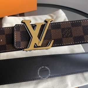 Thắt lưng LV nam mặt vàng hàng hiệu cao cấp 1102 STYLE Luxury - Ảnh 4