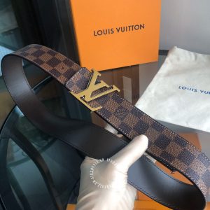 Thắt lưng LV nam mặt vàng hàng hiệu cao cấp 1102 STYLE Luxury - Ảnh 6