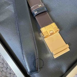 Thắt lưng Montblanc dây da mặt khóa trượt cao cấp - Hình ảnh 4