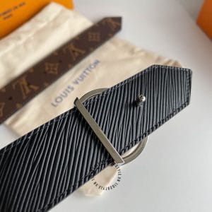 Thắt lưng Louis Vuitton nam màu nâu họa tiết monogram - Ảnh 8