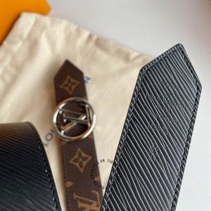 Thắt lưng Louis Vuitton nam màu nâu họa tiết monogram - Ảnh 7