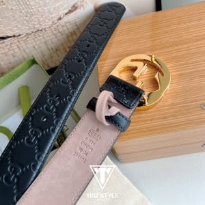 Thắt lưng nam Gucci họa tiết phối màu vip 2022 - Ảnh 5