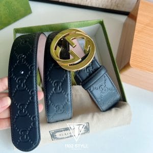 Thắt lưng nam Gucci họa tiết phối màu vip 2022 - Ảnh 8