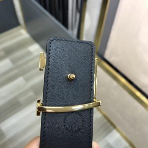 Thắt lưng LV nam mặt vàng dây họa tiết nhiều màu cao cấp - Ảnh 8