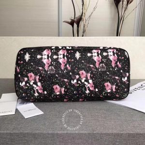 Túi xách Givenchy nữ đen họa tiết hoa hồng thời trang - Ảnh 4