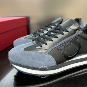 Giày Salvatore Ferragamo thể thao nam phối da cao cấp - Hình ảnh 6