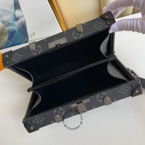 Túi hộp LV Soft Trunk hàng hiệu nữ màu đen họa tiết monogram giá tốt - Ảnh 9