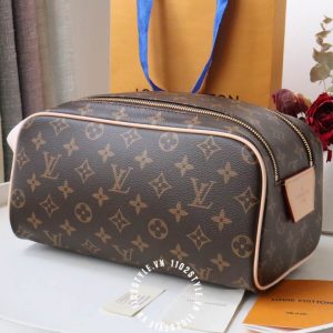 Túi LV trống Louis Vuitton nam hàng hiệu Like Auth họa tiết vàng