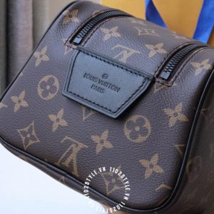 Túi LV trống Louis Vuitton nam hàng hiệu phối màu cao cấp - Ảnh 5