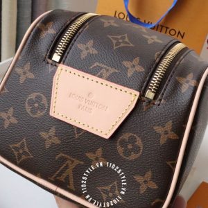 Túi LV trống Louis Vuitton nam hàng hiệu Like Auth họa tiết vàng - Ảnh 5