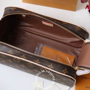 Túi LV trống Louis Vuitton nam hàng hiệu Like Auth họa tiết vàng - Ảnh 7