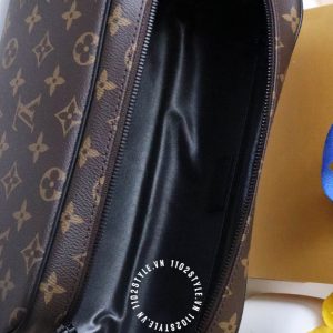 Túi LV trống Louis Vuitton nam hàng hiệu phối màu cao cấp - Ảnh 8