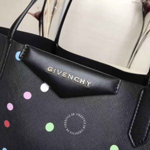 Túi xách Givenchy nữ đen họa tiết chấm bi hàng hiệu - Ảnh 7