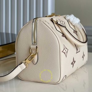 Túi xách Louis Vuitton Size to hàng hiệu nữ họa tiết monogram màu be - Hình ảnh 5