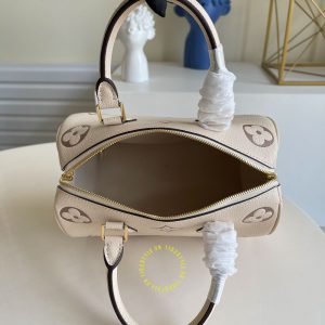 Túi xách Louis Vuitton Size to hàng hiệu nữ họa tiết monogram màu be - Hình ảnh 9