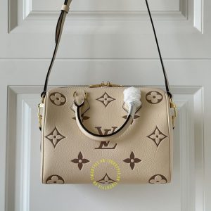Túi xách Louis Vuitton Size to hàng hiệu nữ họa tiết monogram màu be - Hình ảnh 4