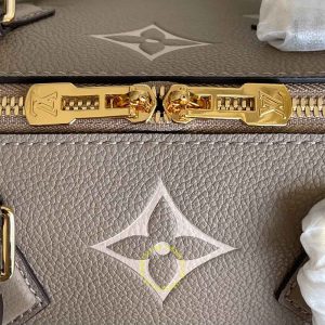 Túi xách LV Size to hàng hiệu nữ màu nâu họa tiết Replica 1:1 chính hãng - Hình ảnh 8