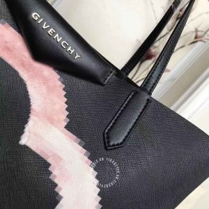 Túi xách Givenchy đen họa tiết phiên bản replica 1:1 chính hãng - Ảnh 4