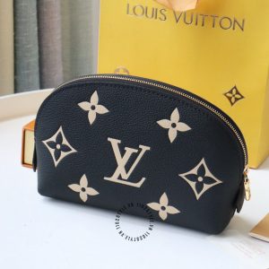 Ví nữ Louis Vuitton màu đen họa tiết be hàng hiệu giá tốt - Ảnh 3