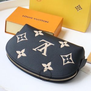 Ví nữ Louis Vuitton màu đen họa tiết be hàng hiệu giá tốt - Ảnh 4