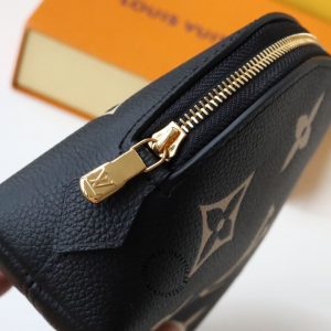 Ví nữ Louis Vuitton màu đen họa tiết be hàng hiệu giá tốt - Ảnh 6