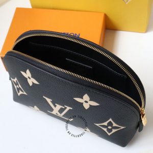 Ví nữ Louis Vuitton màu đen họa tiết be hàng hiệu giá tốt - Ảnh 8