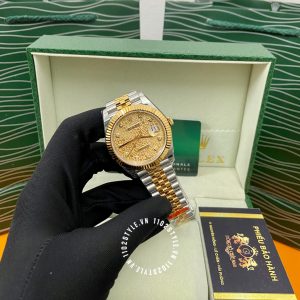 Đồng hồ Rolex DateJust 126233 bọc vàng 18K Replica 1:1 - Hình ảnh 3