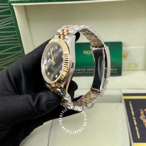 Đồng hồ Rolex Datejust 41 126333 Black Dial Demi Gold - Hình ảnh 5