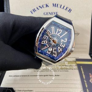 Đồng hồ Franck Muller Vanguard Yachting V45.SC.DT.AC.BL Replica 1:1 - Hình ảnh 3