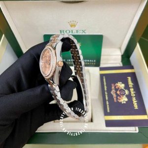Đồng hồ Rolex Lady Datejust 279174-0009 Demi Rose Gold Replica 1:1 - Hình ảnh 4