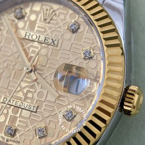 Đồng hồ Rolex DateJust 126233 bọc vàng 18K Replica 1:1 - Hình ảnh 10