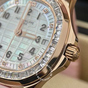 Đồng hồ nữ Patek Philippe Aquanaut 5072G-001 Replica 1:1 - Ảnh 12