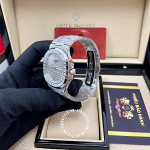 Đồng hồ Patek Philippe Nautilus 5719/10G-010 Full Diamond Replica 1:1 - Ảnh 6