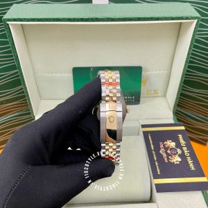 Đồng hồ Rolex Datejust 41 126333 Black Dial Demi Gold - Hình ảnh 7