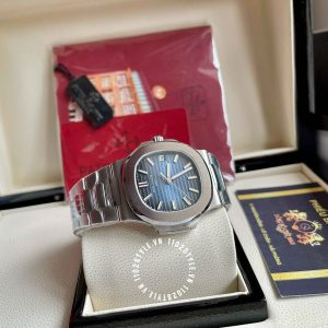 Đồng hồ Patek Philippe Super Fake Nautilus 5711/1A-010 Blue Dial - Ảnh 8