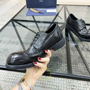 Giày nam hàng hiệu Dior da mềm màu đen cao cấp nhất - Ảnh 4