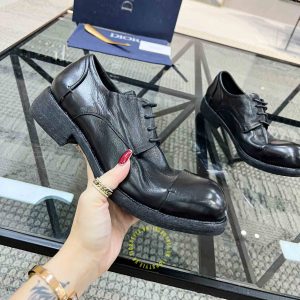 Giày nam hàng hiệu Dior da mềm màu đen cao cấp nhất - Ảnh 5