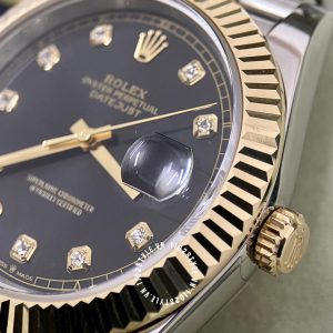 Đồng hồ Rolex Datejust 41 126333 Black Dial Demi Gold - Hình ảnh 11