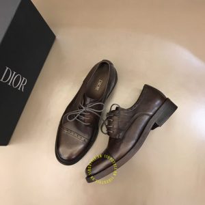Giày tây Dior nam màu nâu super fake loại 1 giá tốt nhất - Ảnh 2