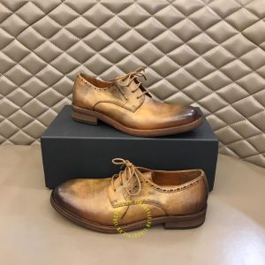 Giày tây Dior nam màu nâu da bò super fake loại 1 giá tốt - Ảnh 4