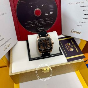 Đồng hồ Cartier Fake Santos 100 XL W20124U2 Rose Gold - Hình ảnh 2