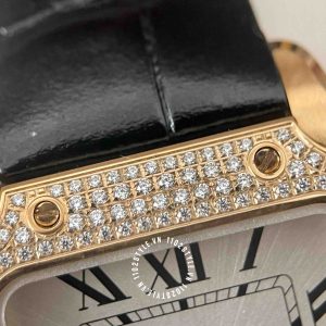 Đồng hồ Cartier Santos WGSA0011 Large Diamond Encrusted - Hình ảnh 20