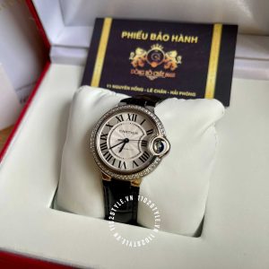 Đồng hồ Cartier cao cấp Ballon Bleu Diamond 33mm - Hình ảnh 2