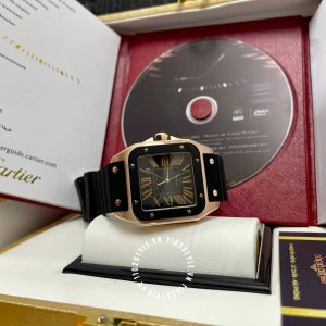 Đồng hồ Cartier Fake Santos 100 XL W20124U2 Rose Gold - Hình ảnh 4