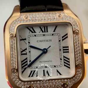 Đồng hồ Cartier Santos WGSA0011 Large Diamond Encrusted - Hình ảnh 17