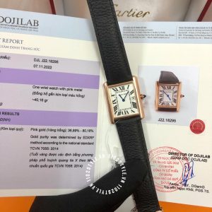 Đồng hồ Cartier Super Fake BST Tank Solo W5200026 Replica 1:1 - Ảnh 2