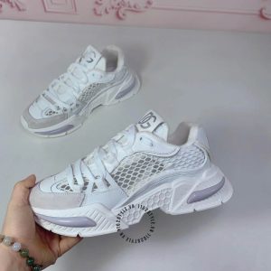 Sneaker D&G màu trắng da thật phối vải lưới cao cấp - Ảnh 8